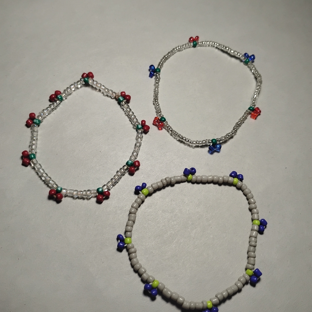 Colorful Beaded Bracelets Set